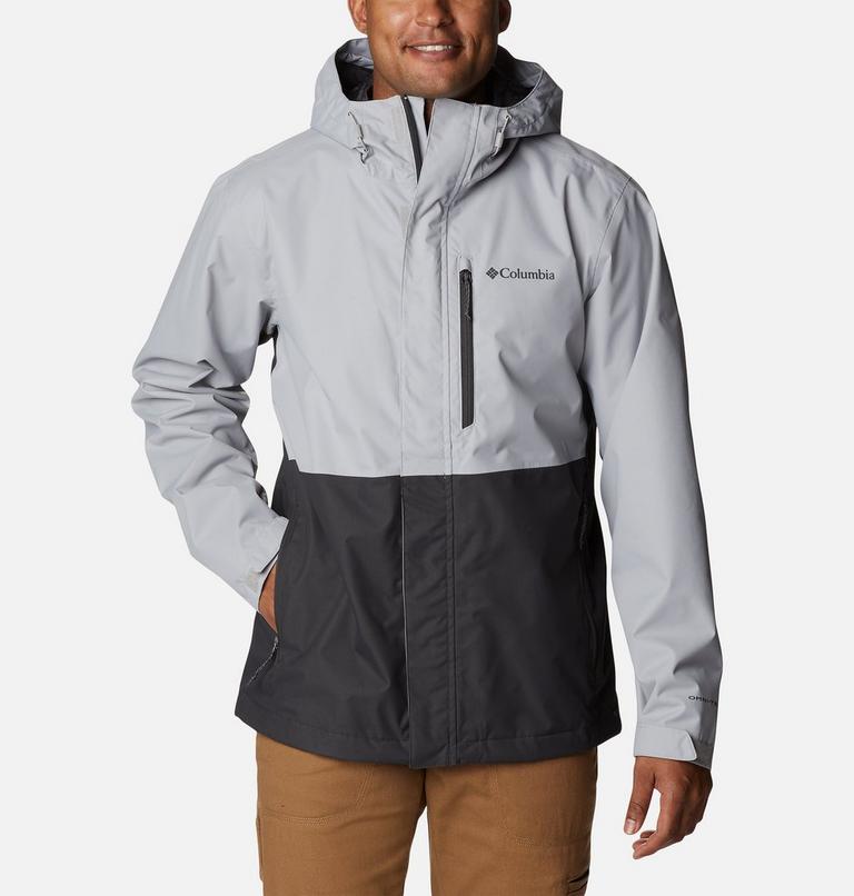 Men's Hikebound Waterproof Hiking Jacket, Color: Columbia Grey, Shark, image 1
