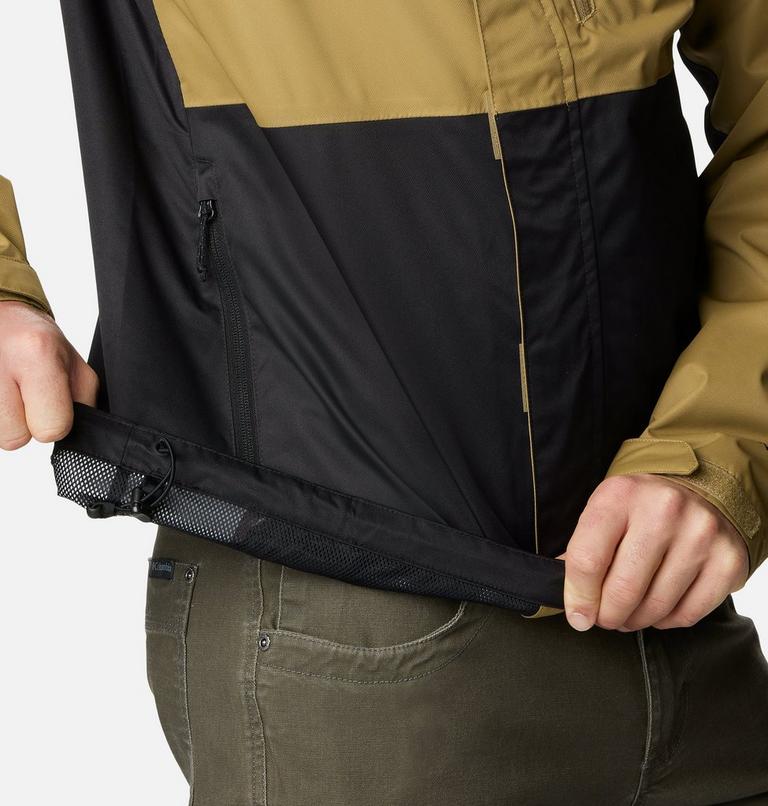Men's Hikebound Waterproof Hiking Jacket, Color: Delta, Black, image 6