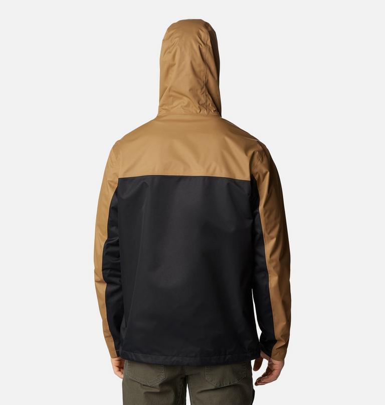 Men's Hikebound Waterproof Hiking Jacket, Color: Delta, Black, image 2
