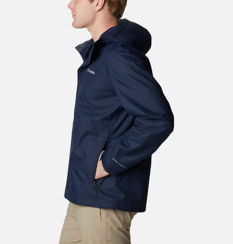 Men's Hikebound Waterproof Hiking Jacket, Color: Collegiate Navy, image 3