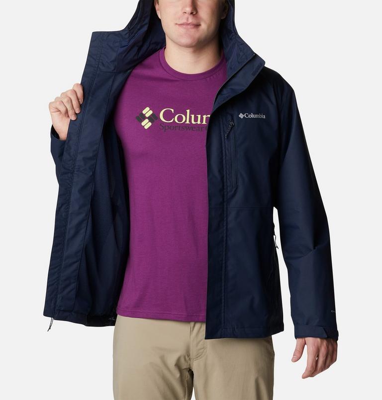 Men's Hikebound Waterproof Hiking Jacket, Color: Collegiate Navy, image 5