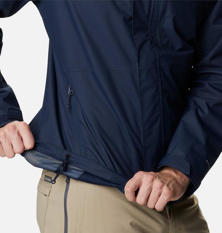 Men's Hikebound Waterproof Hiking Jacket, Color: Collegiate Navy, image 6