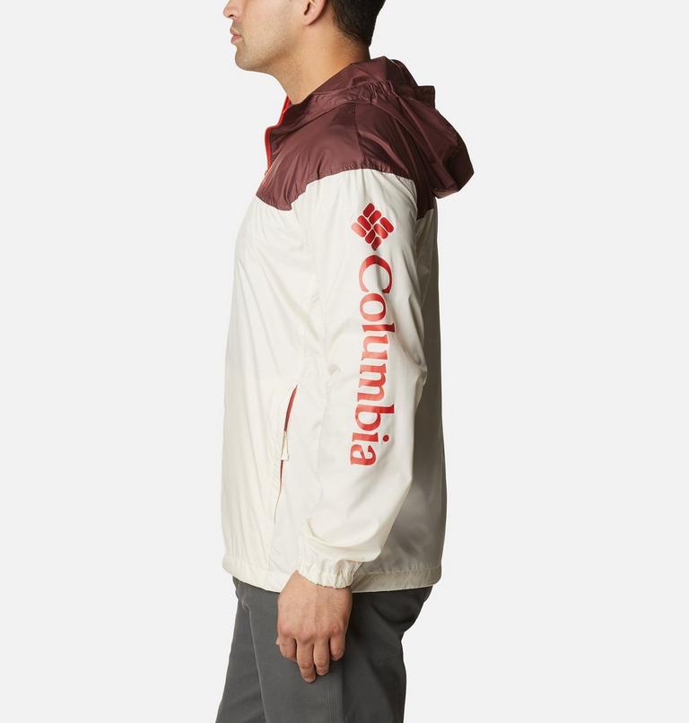 Flash Challenger Novelty Windbreaker | 190 | 2X, Color: Chalk, Light Raisin, image 3