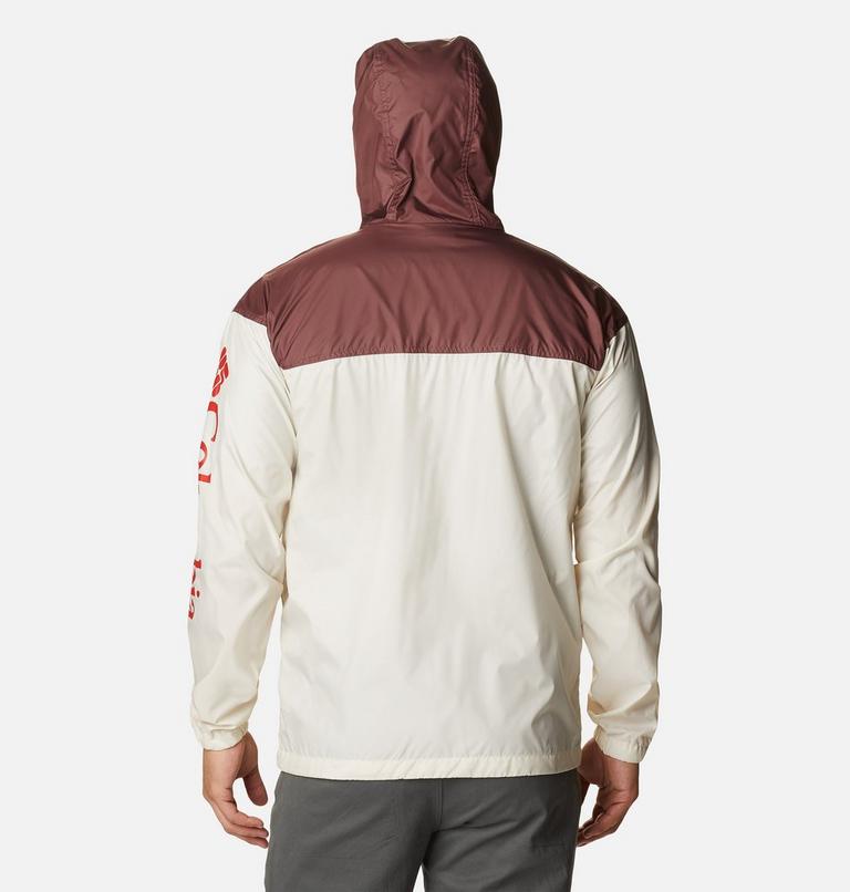 Flash Challenger Novelty Windbreaker | 190 | 2X, Color: Chalk, Light Raisin, image 2