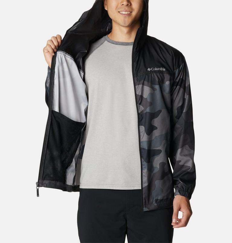 Men’s Flash Challenger Windbreaker - Novelty, Color: Black Mod Camo Print, image 5