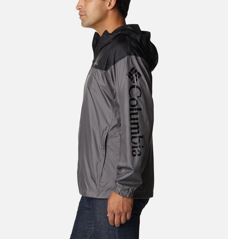 Flash Challenger Novelty Windbreaker, Color: City Grey, Black, image 3