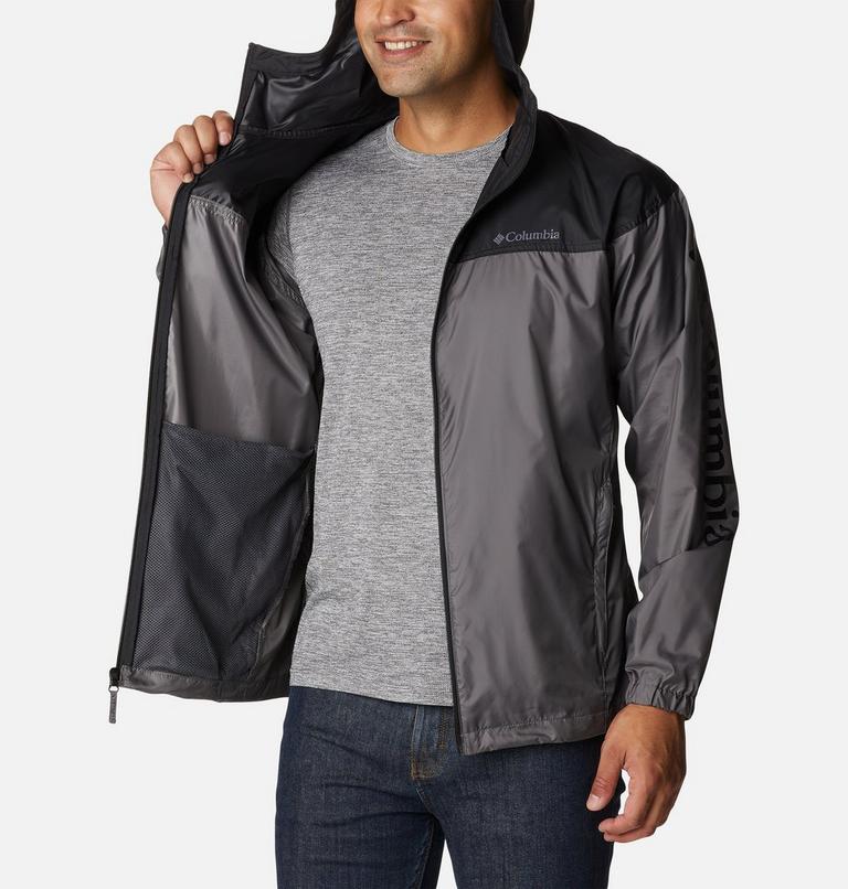 Flash Challenger Novelty Windbreaker, Color: City Grey, Black, image 5