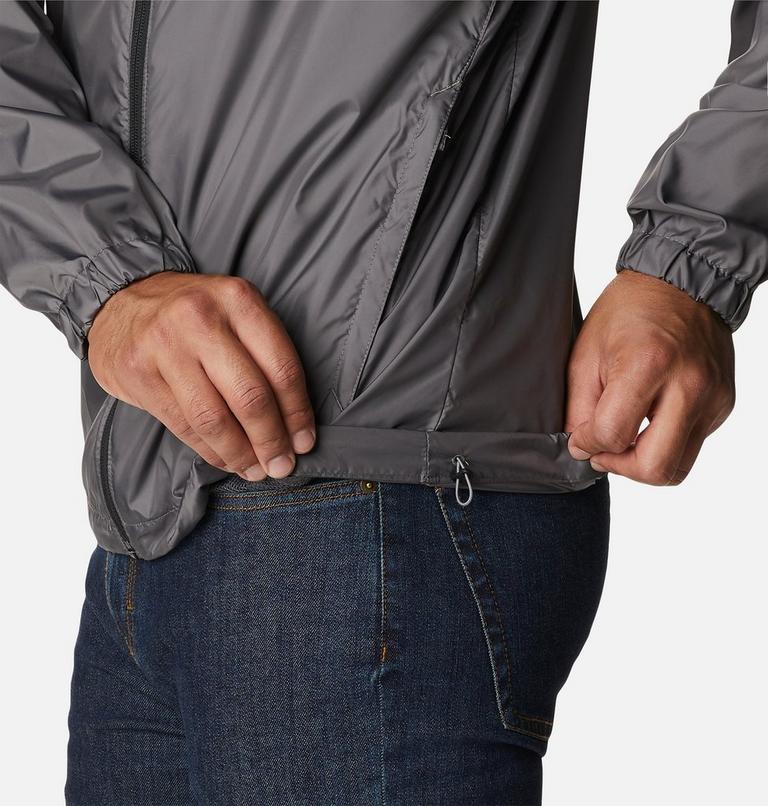 Flash Challenger Novelty Windbreaker, Color: City Grey, Black, image 6