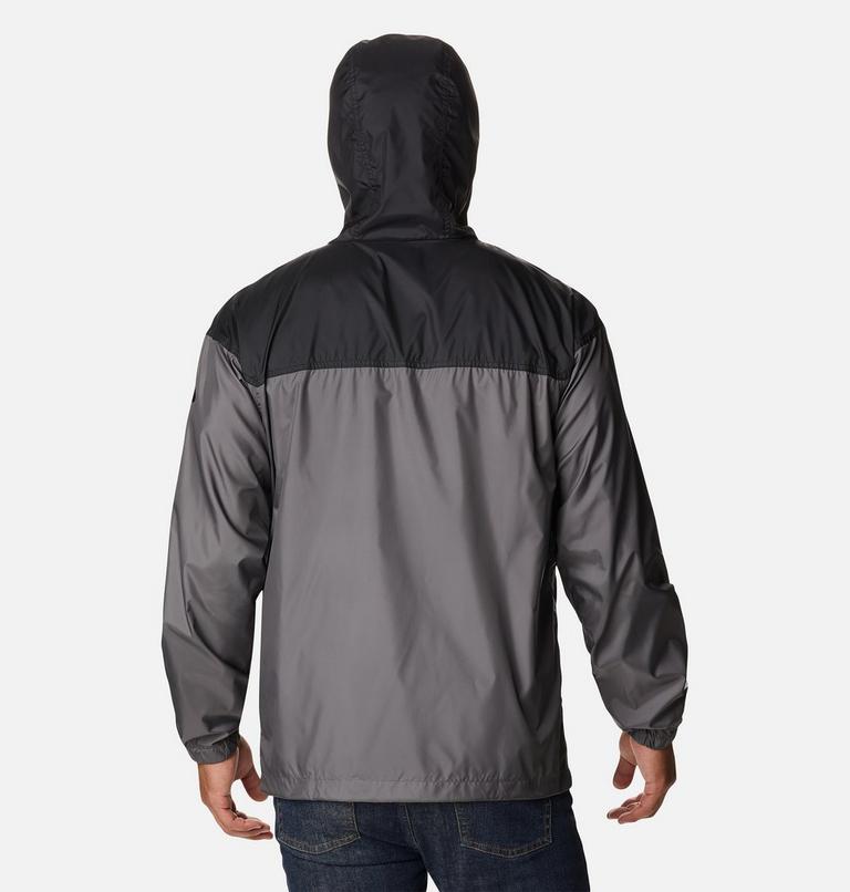 Flash Challenger Novelty Windbreaker, Color: City Grey, Black, image 2