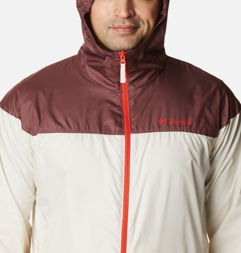 Men’s Flash Challenger Windbreaker - Novelty, Color: Chalk, Light Raisin, image 4