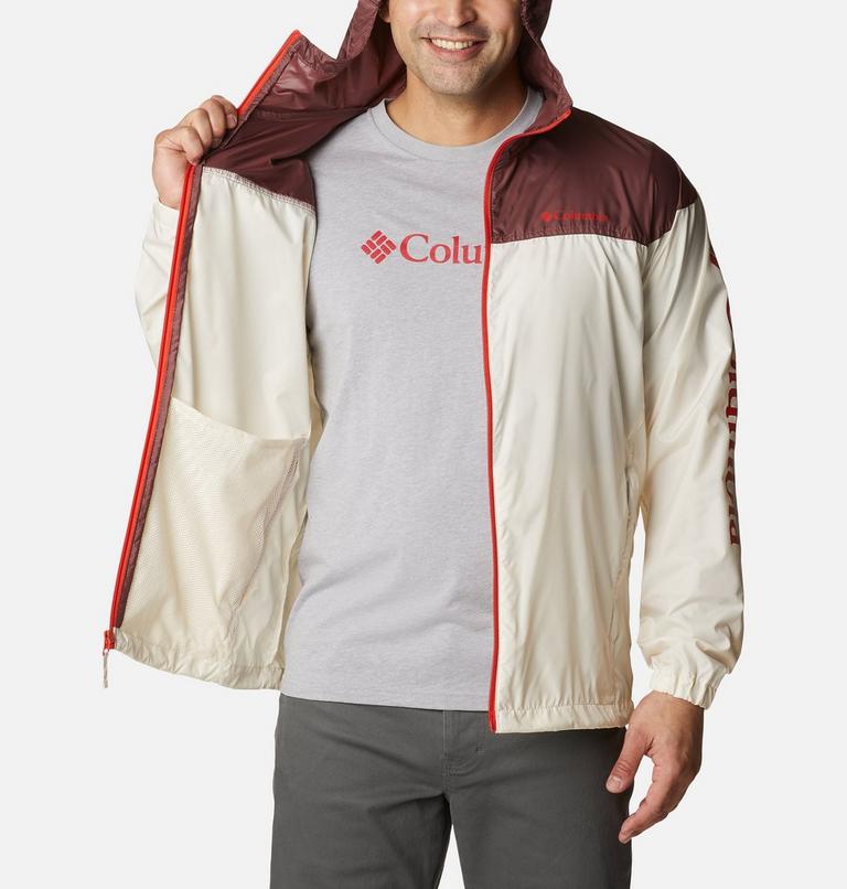 Men’s Flash Challenger Windbreaker - Novelty, Color: Chalk, Light Raisin, image 5