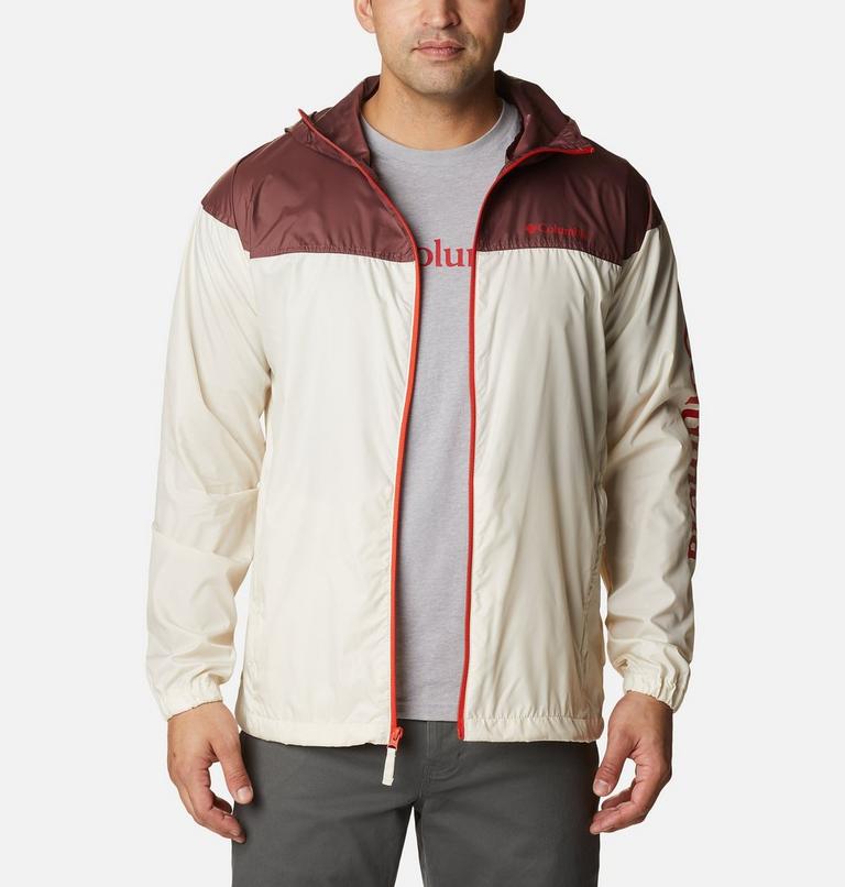 Men’s Flash Challenger Windbreaker - Novelty, Color: Chalk, Light Raisin, image 7