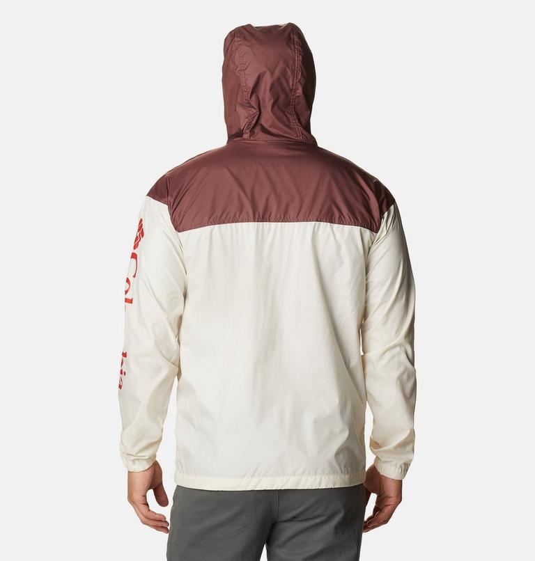 Men’s Flash Challenger Windbreaker - Novelty, Color: Chalk, Light Raisin, image 2