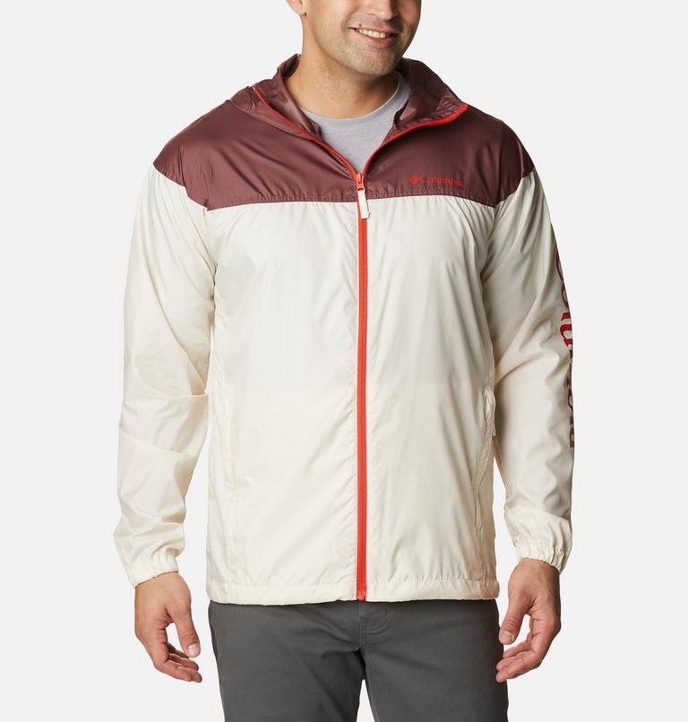 Men’s Flash Challenger Windbreaker - Novelty, Color: Chalk, Light Raisin, image 1