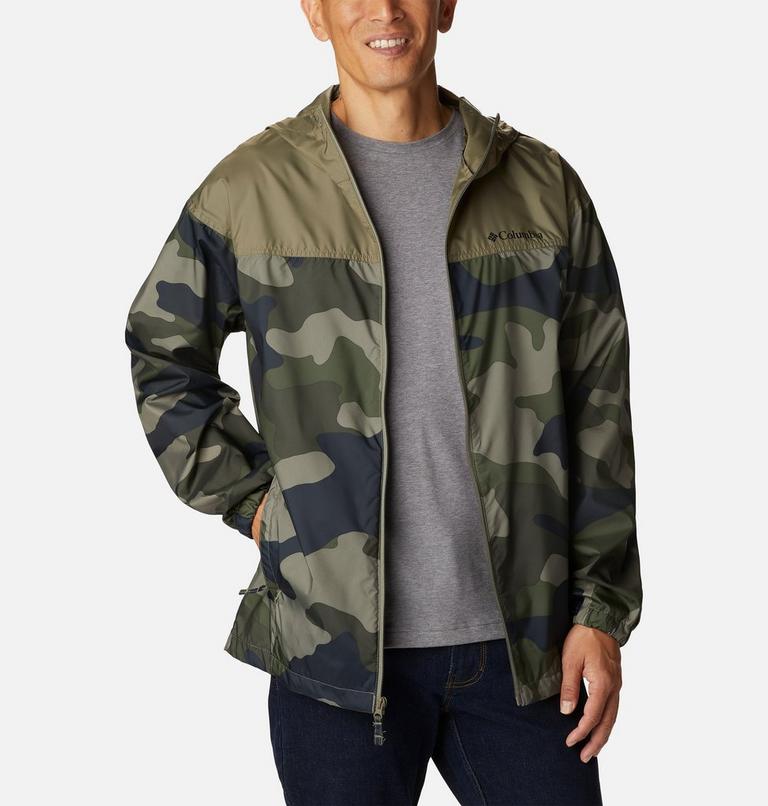 Men&rsquo;s Flash Challenger Windbreaker - Novelty, Color: Stone Green Mod Camo Print, Stone Green, image 7