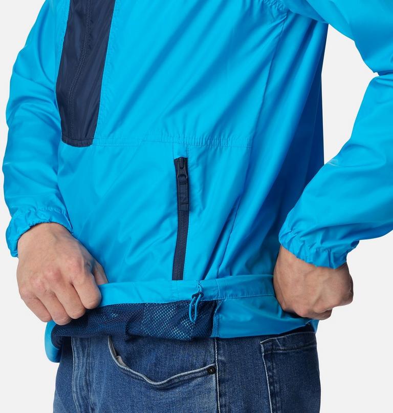Men’s Flash Challenger Anorak, Color: Compass Blue, Collegiate Navy, image 5