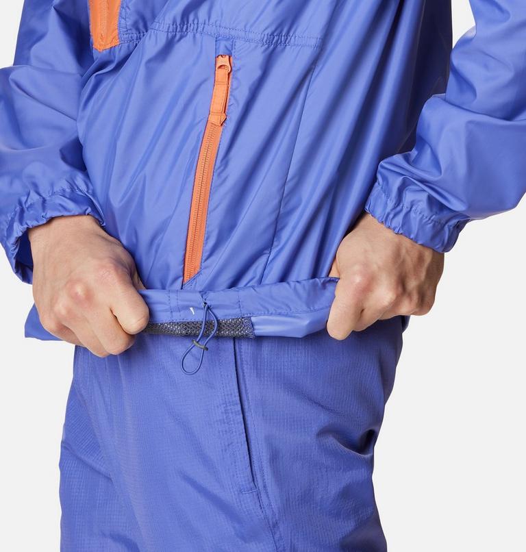 Men&rsquo;s Flash Challenger Anorak, Color: Purple Lotus, Bright Aqua, Desert Orange, image 5