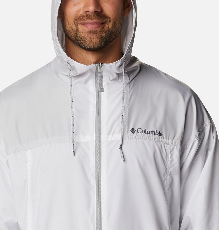 Men’s Flash Challenger Windbreaker, Color: White, Nimbus Grey, image 4