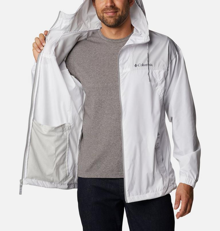 Men’s Flash Challenger Windbreaker, Color: White, Nimbus Grey, image 5