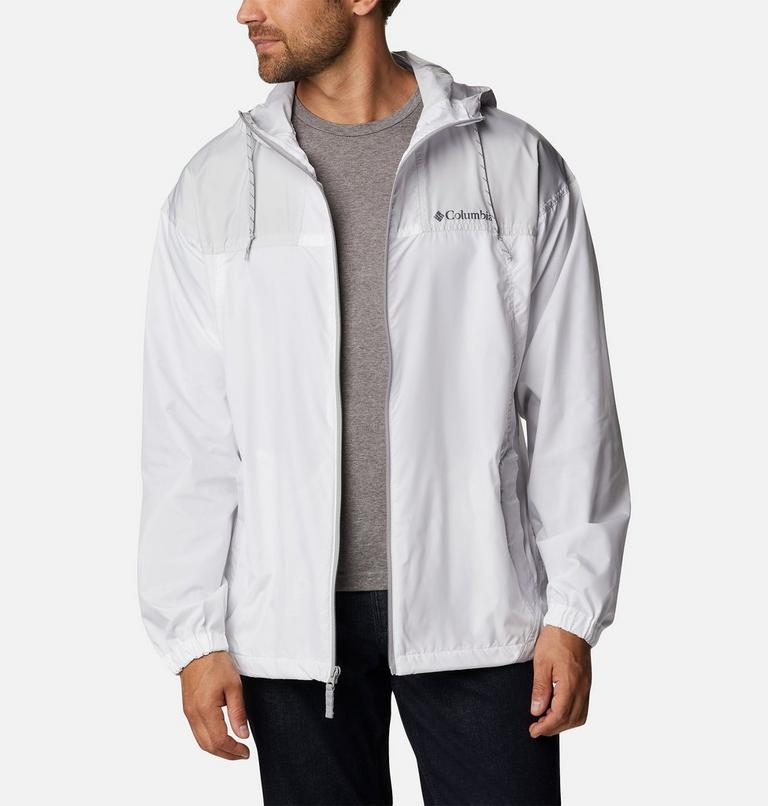 Men’s Flash Challenger Windbreaker, Color: White, Nimbus Grey, image 7