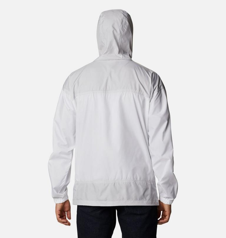 Men’s Flash Challenger Windbreaker, Color: White, Nimbus Grey, image 2