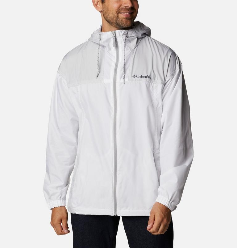 Men’s Flash Challenger Windbreaker, Color: White, Nimbus Grey, image 1