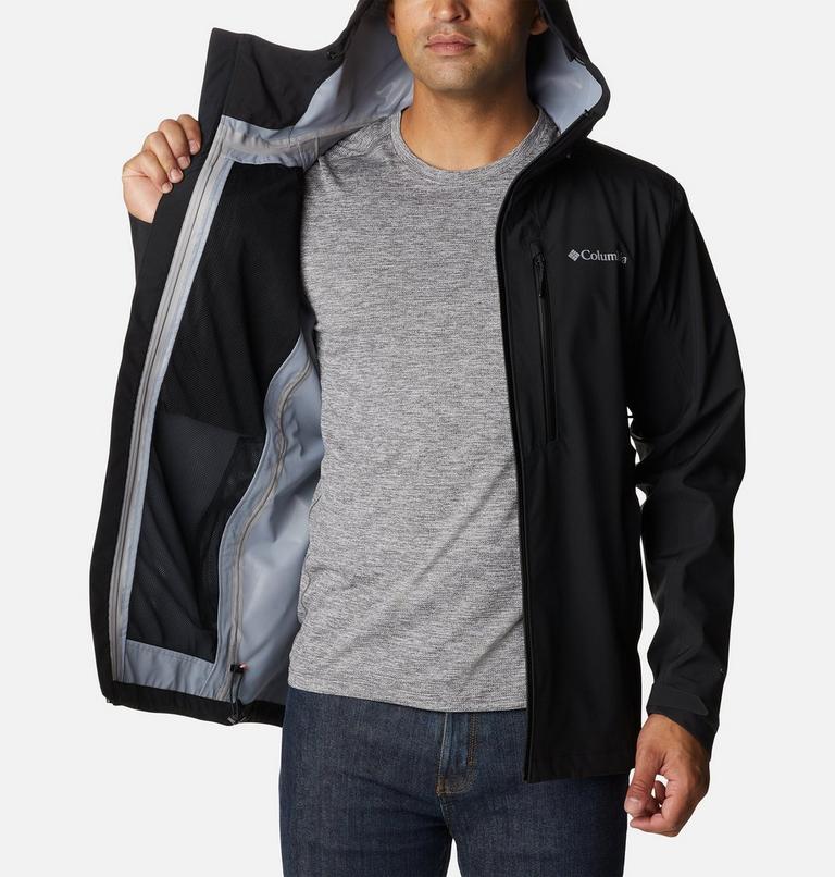 Men’s Peak Creek Waterproof Shell Walking Jacket, Color: Black, image 5