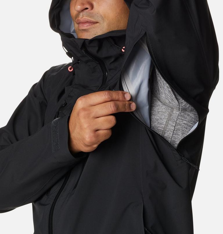 Men’s Peak Creek Waterproof Shell Walking Jacket, Color: Black, image 7