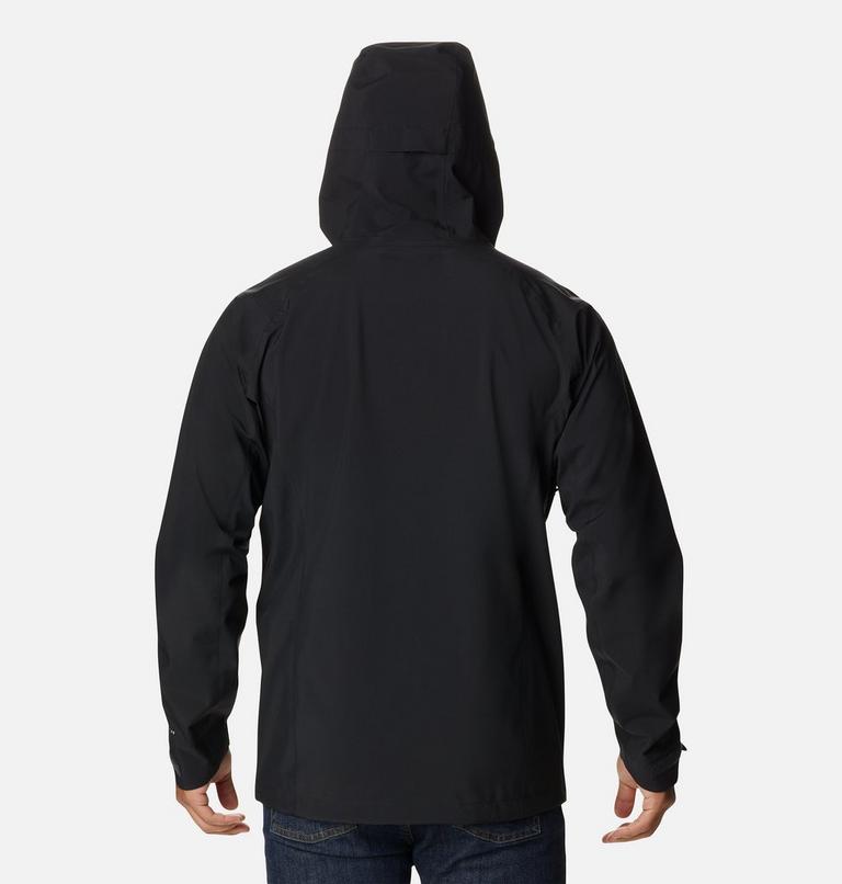 Men’s Peak Creek Waterproof Shell Walking Jacket, Color: Black, image 2