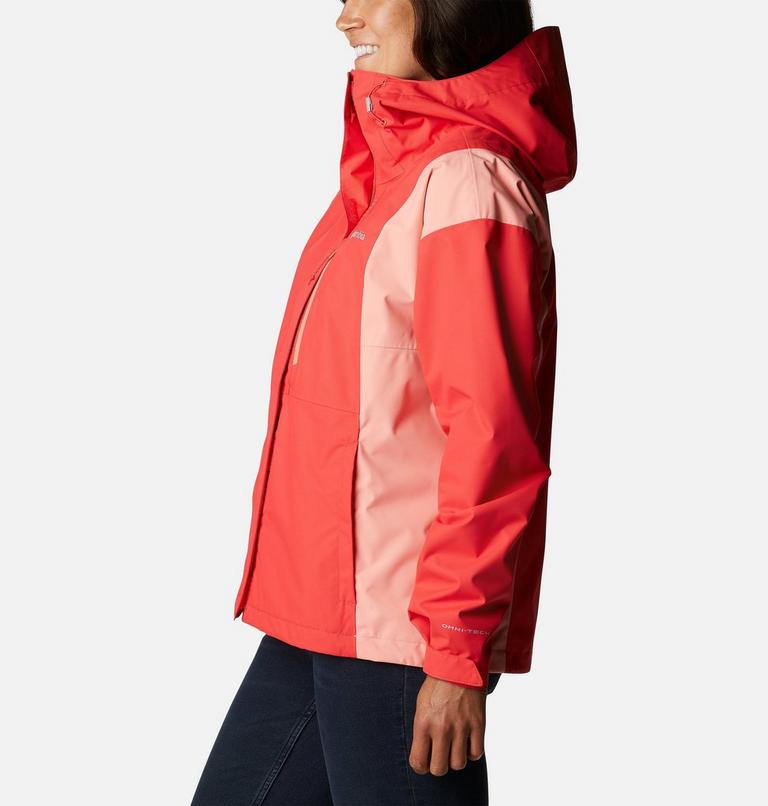 Hikebound Jacket | 676 | S, Color: Red Hibiscus, Coral Reef, image 3