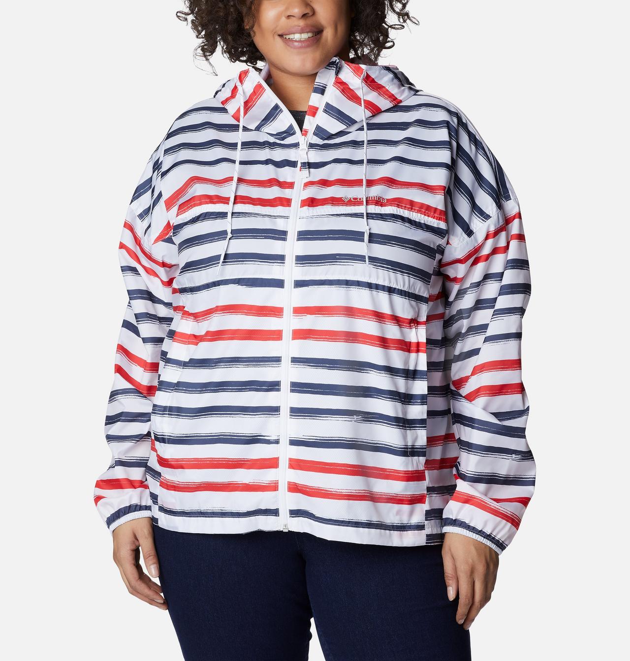 Women's Flash Challenger™ Novelty Windbreaker Jacket - Plus Size 1
