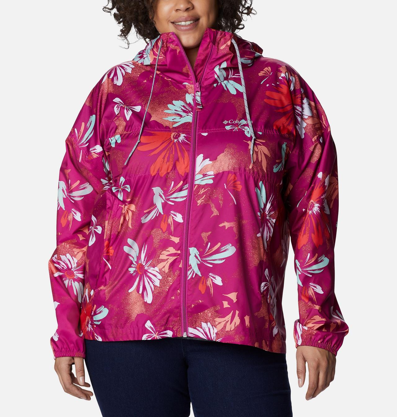 Women's Flash Challenger™ Novelty Windbreaker Jacket - Plus Size 1