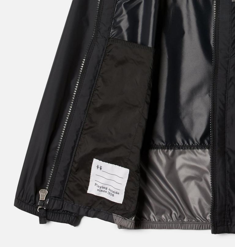 Youth Flash Challenger Windbreaker, Color: Black, City Grey, image 3
