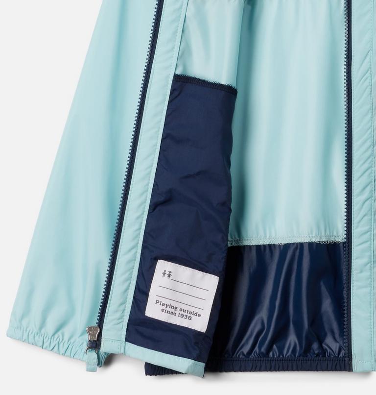 Youth Flash Challenger Windbreaker, Color: Spray, Collegiate Navy, image 3