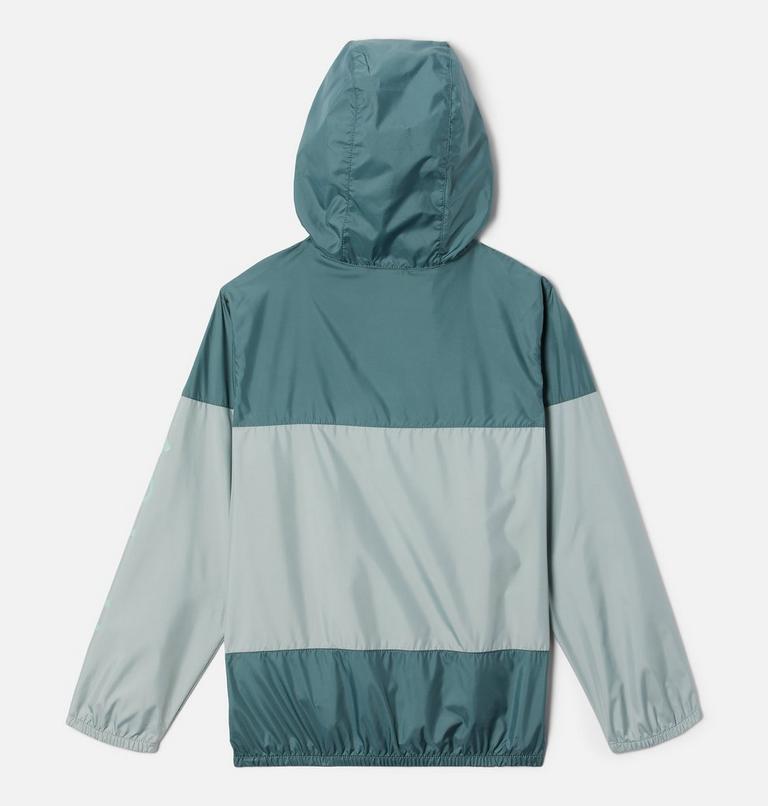 Youth Flash Challenger Windbreaker, Color: Niagara, Metal, image 2