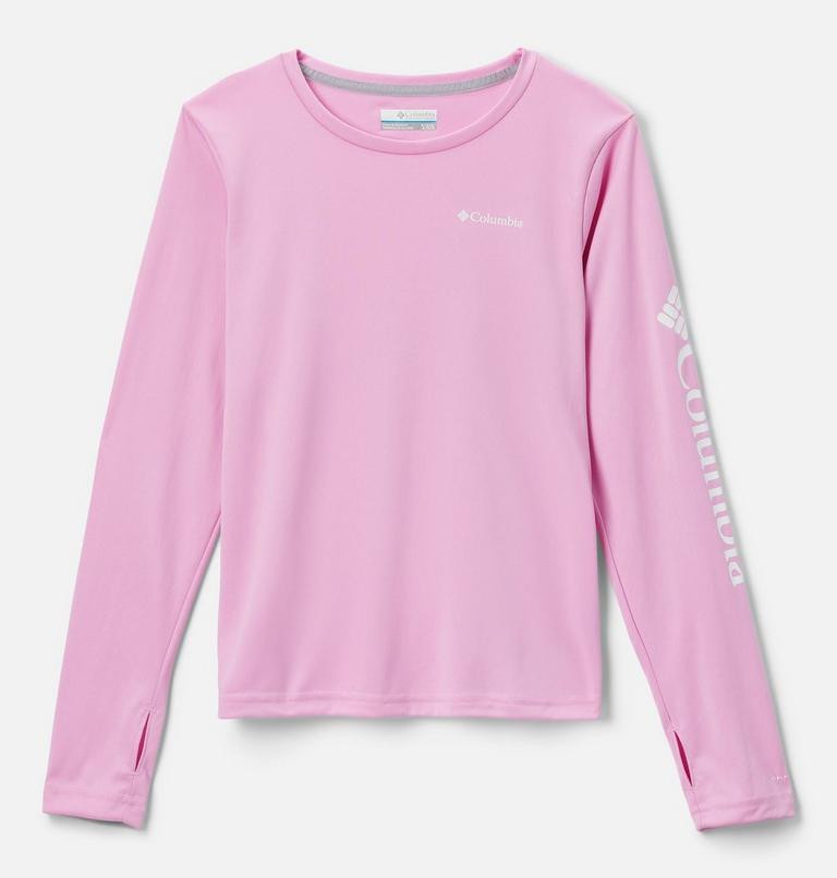 Girls' Fork Stream Sun Protective Long Sleeve T-Shirt, Color: Cosmos, image 1
