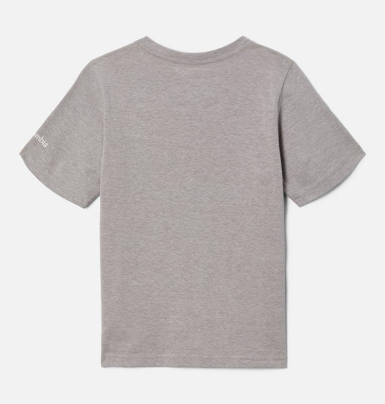 Camiseta casual estampada de algod&oacute;n Valley Creek para ni&ntilde;o, Color: Columbia Grey Hthr, Halftone Fishing Grx, image 2