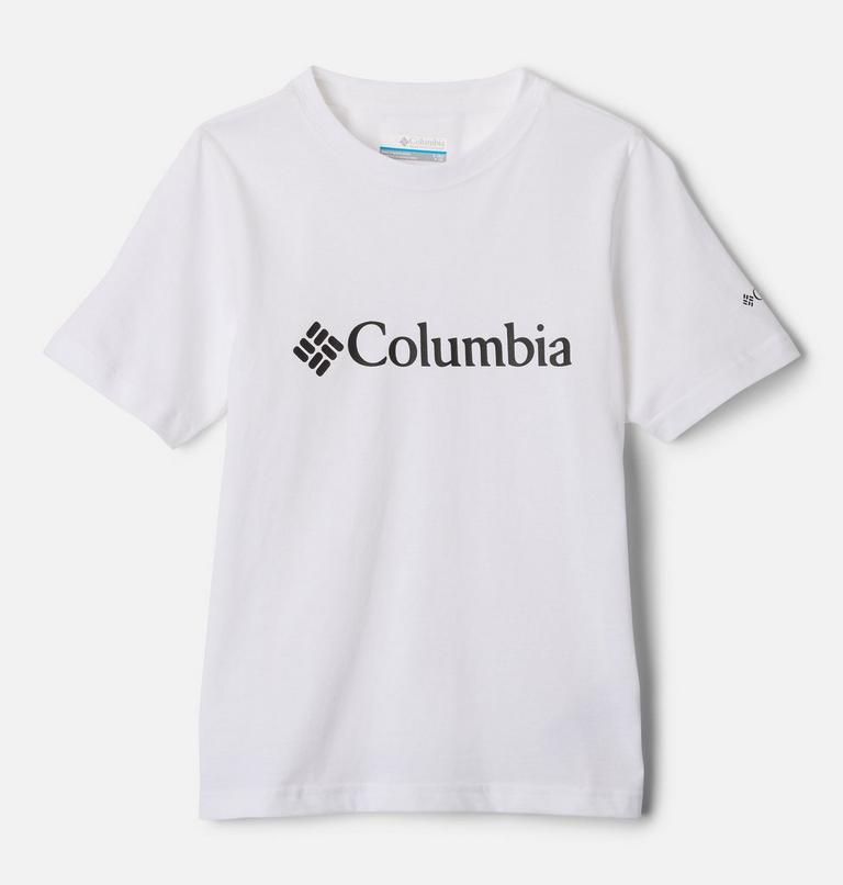 Camiseta casual estampada de algodón Valley Creek para niño, Color: White, CSC Branded, image 1