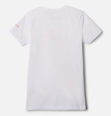 T-shirt Graphique Coton Casual Mission Lake Fille, Color: White, Weaving Waterscape, image 2