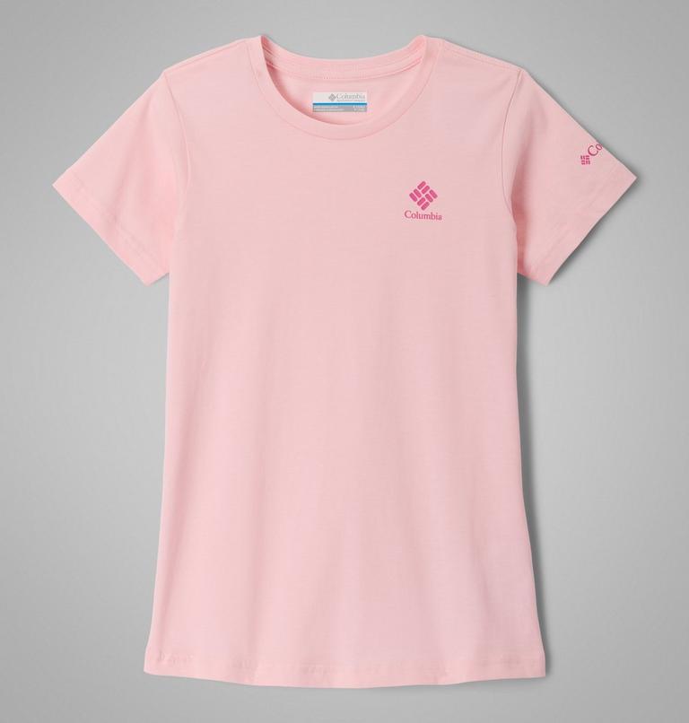 Mission Lake Short Sleeve Graphic Shirt, Color: Satin Pink, CSC Stacked, image 1