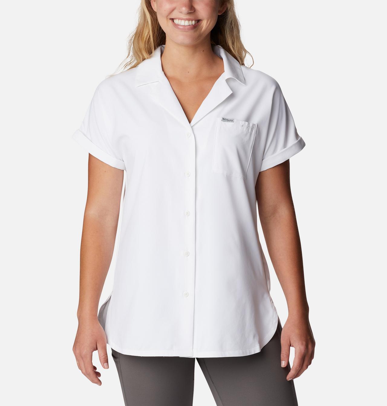 Women's PFG Sun Drifter™ Woven Short Sleeve Shirt 1