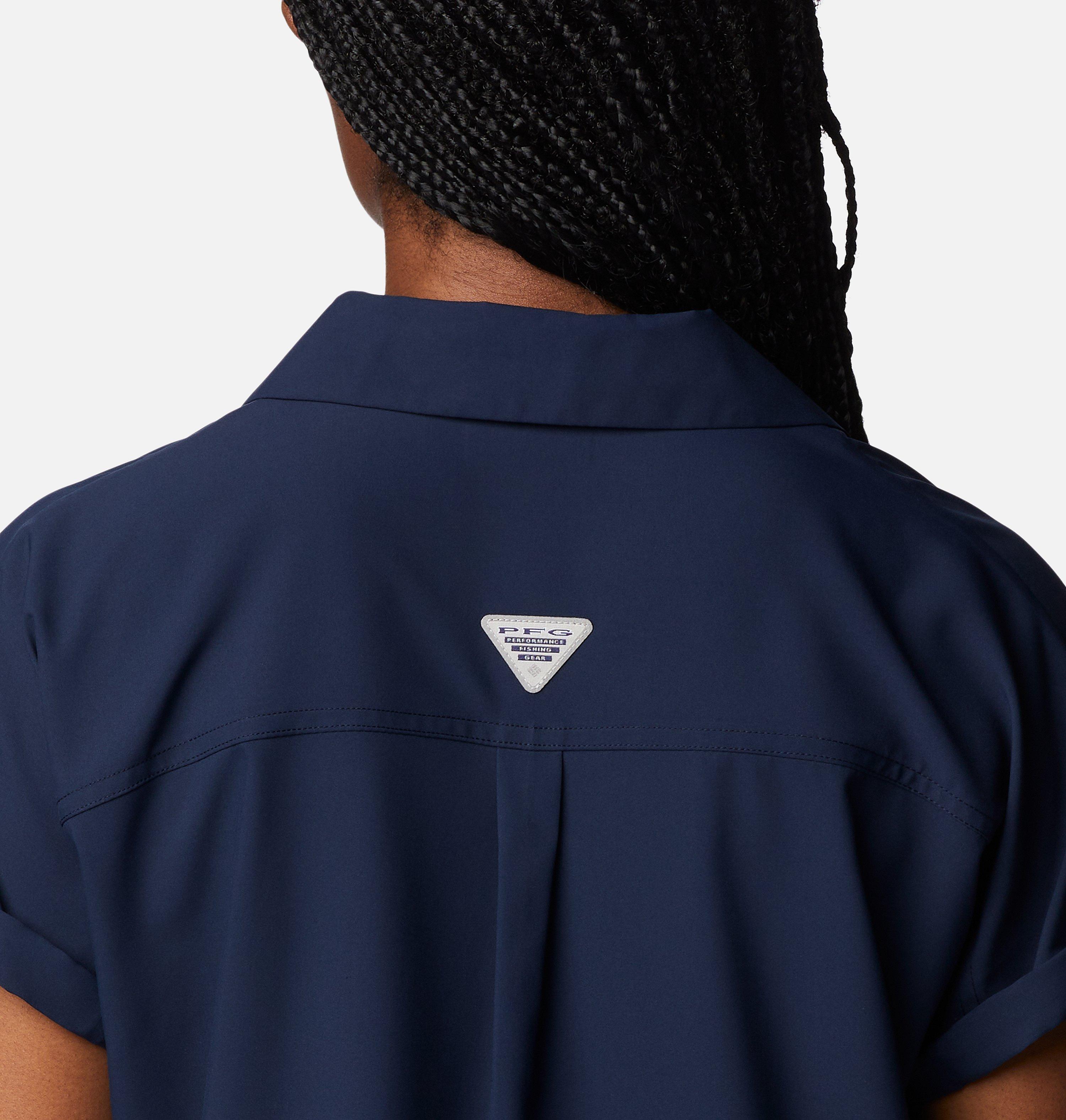 Women's PFG Sun Drifter Woven Short Sleeve Shirt 6