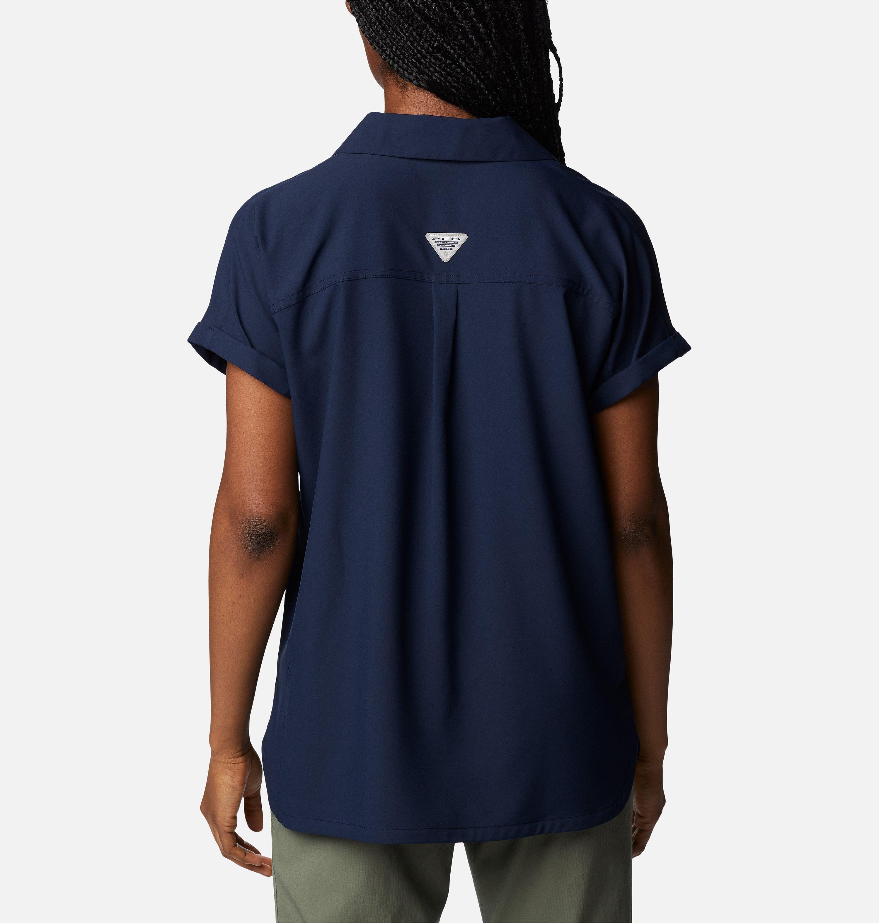 Women's PFG Sun Drifter Woven Short Sleeve Shirt 2