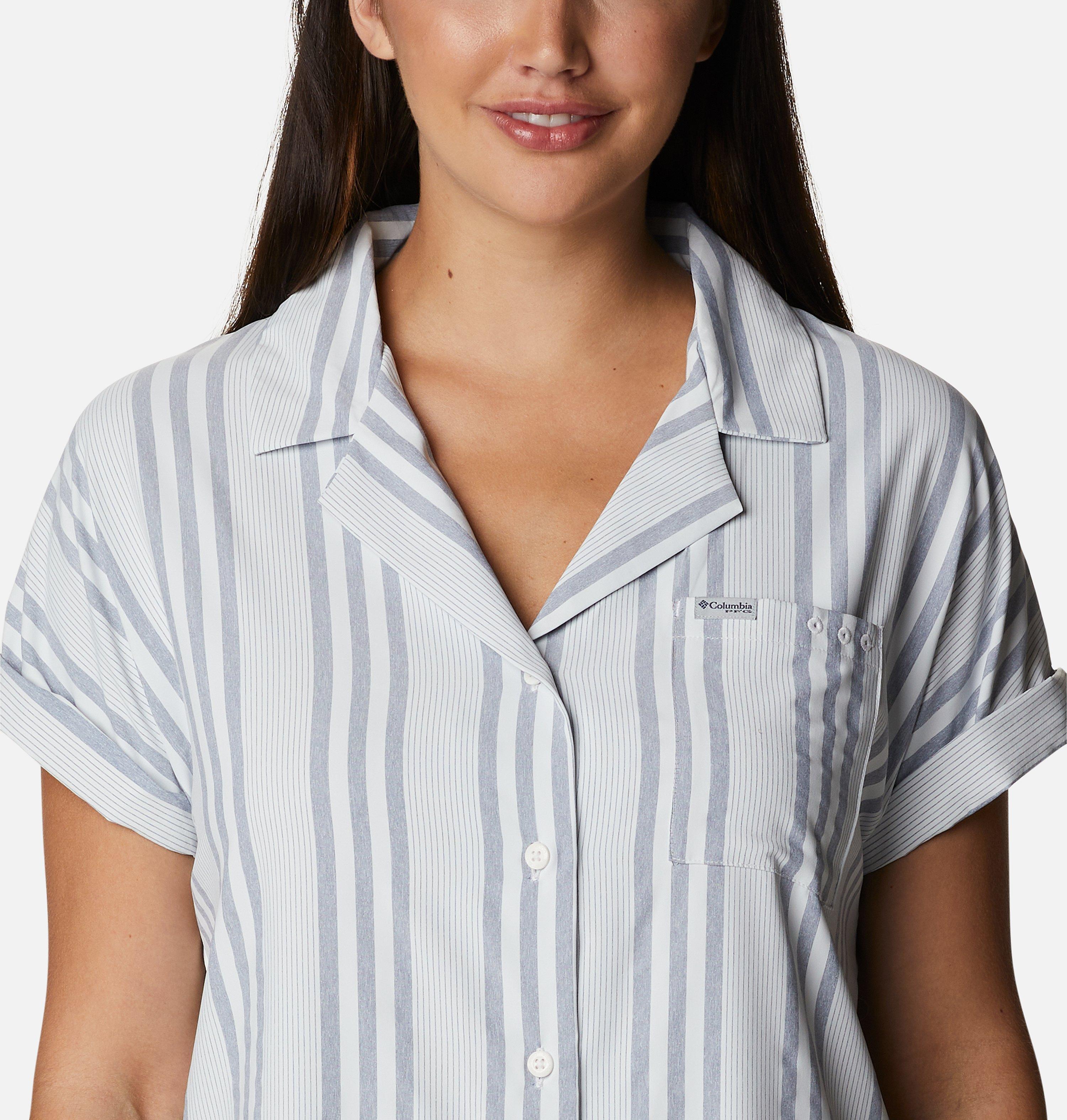 Women's PFG Sun Drifter Woven Short Sleeve Shirt 4
