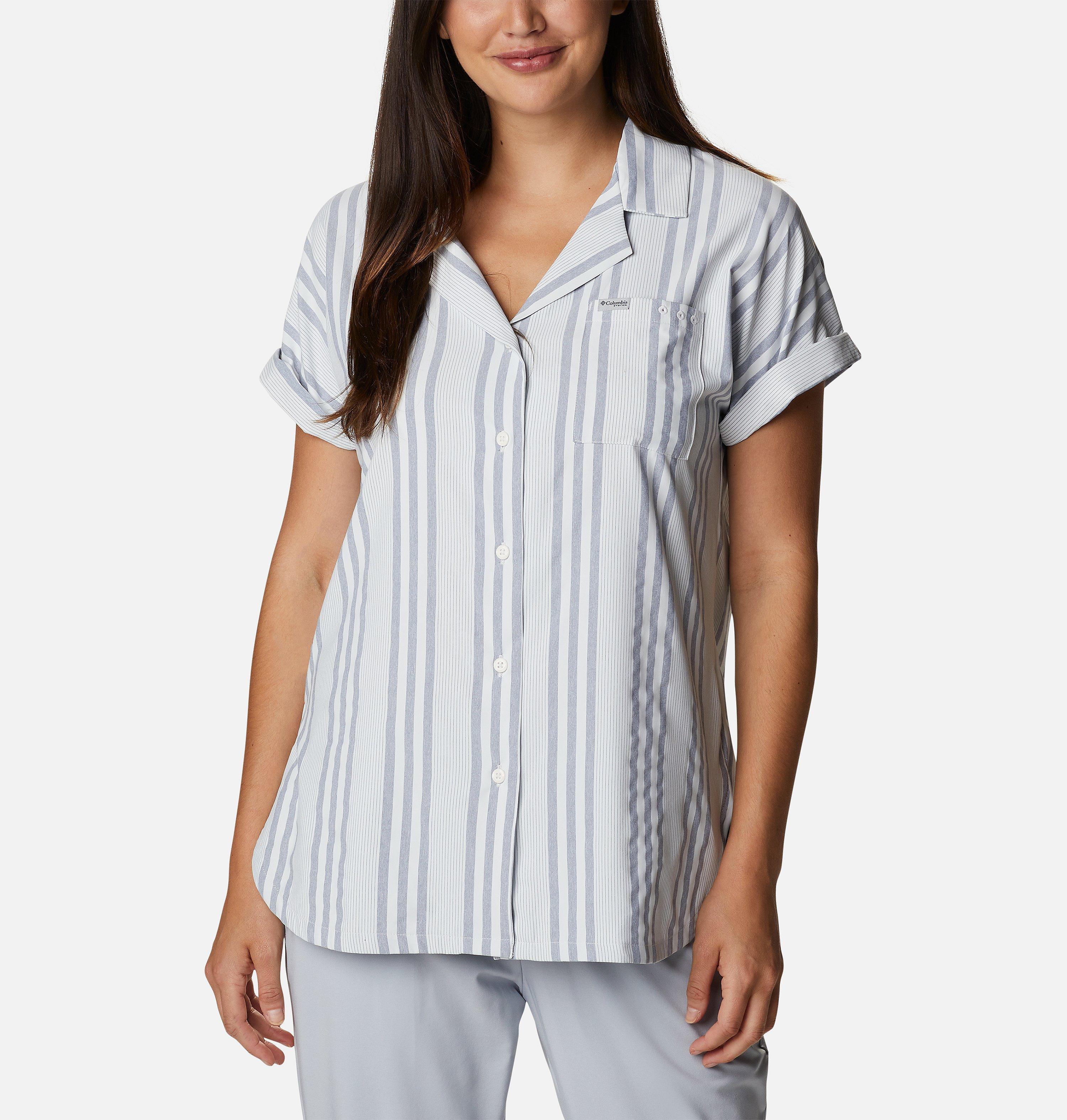 Women's PFG Sun Drifter Woven Short Sleeve Shirt 1