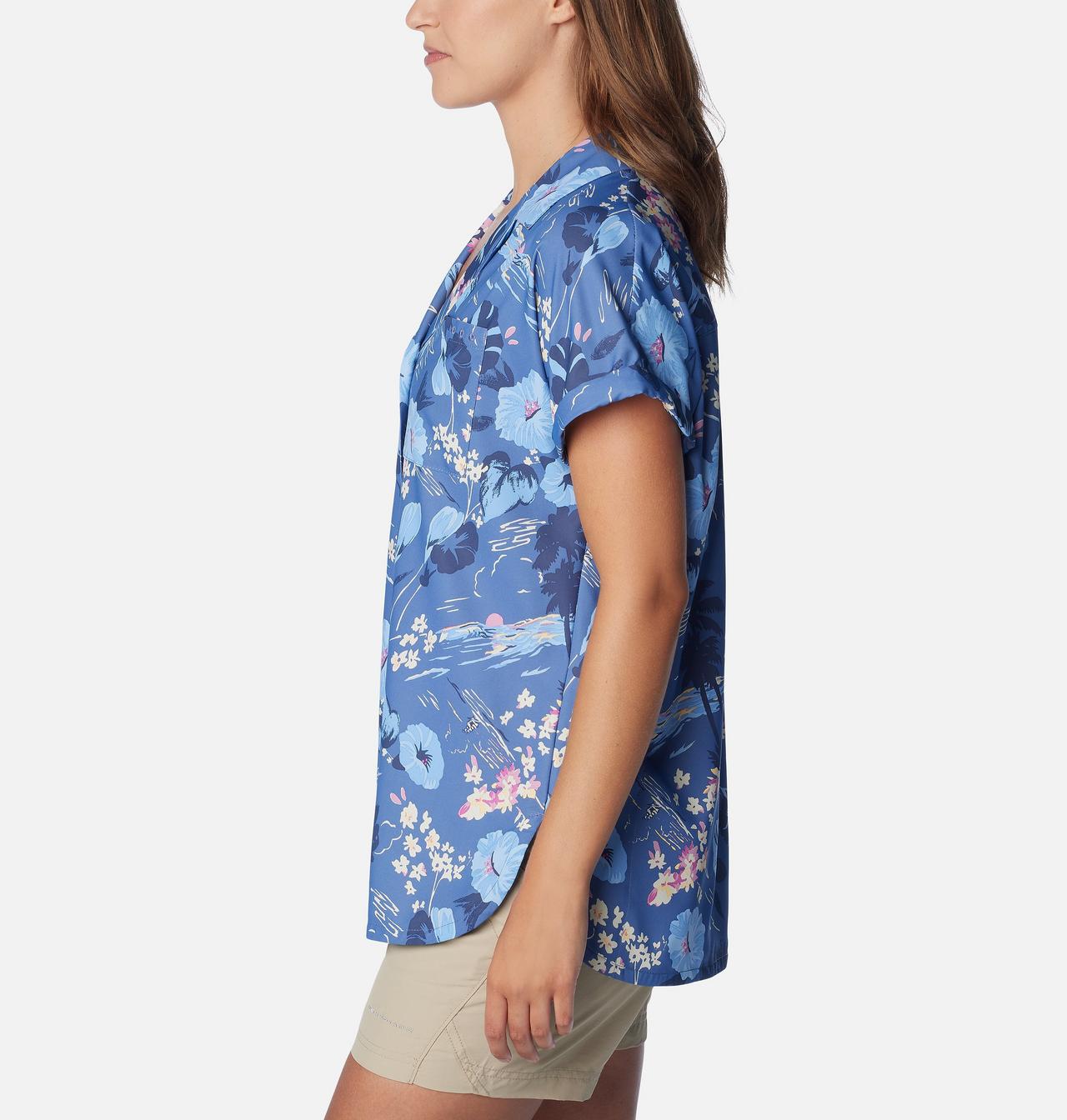 Women's PFG Sun Drifter™ Woven Short Sleeve Shirt 3