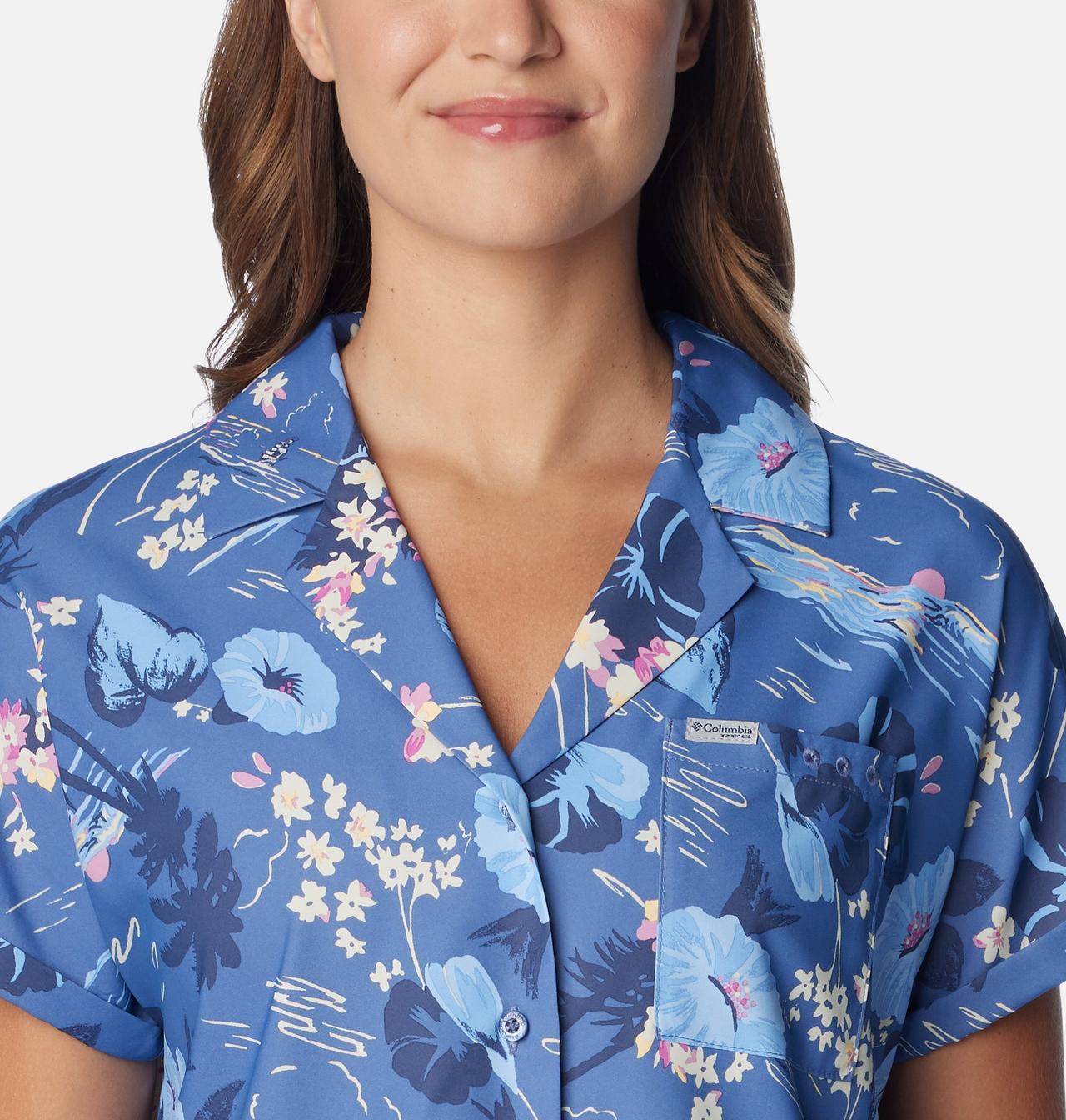 Women's PFG Sun Drifter™ Woven Short Sleeve Shirt 4