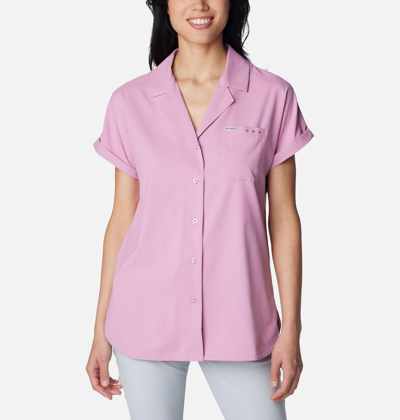 Women's PFG Sun Drifter™ Woven Short Sleeve Shirt 1