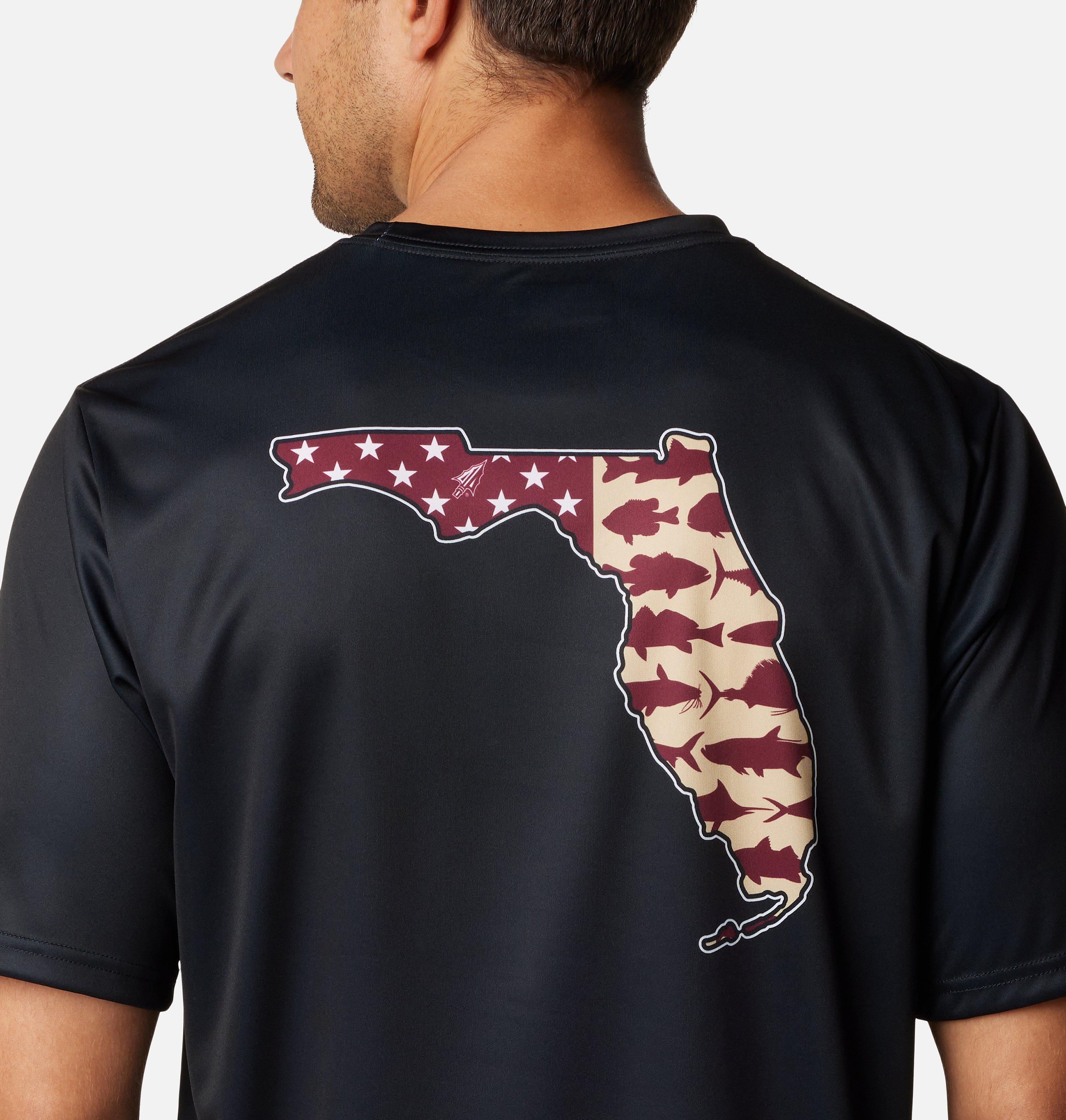 Men's Collegiate PFG Terminal Tackle Short Sleeve Shirt - Florida State 5