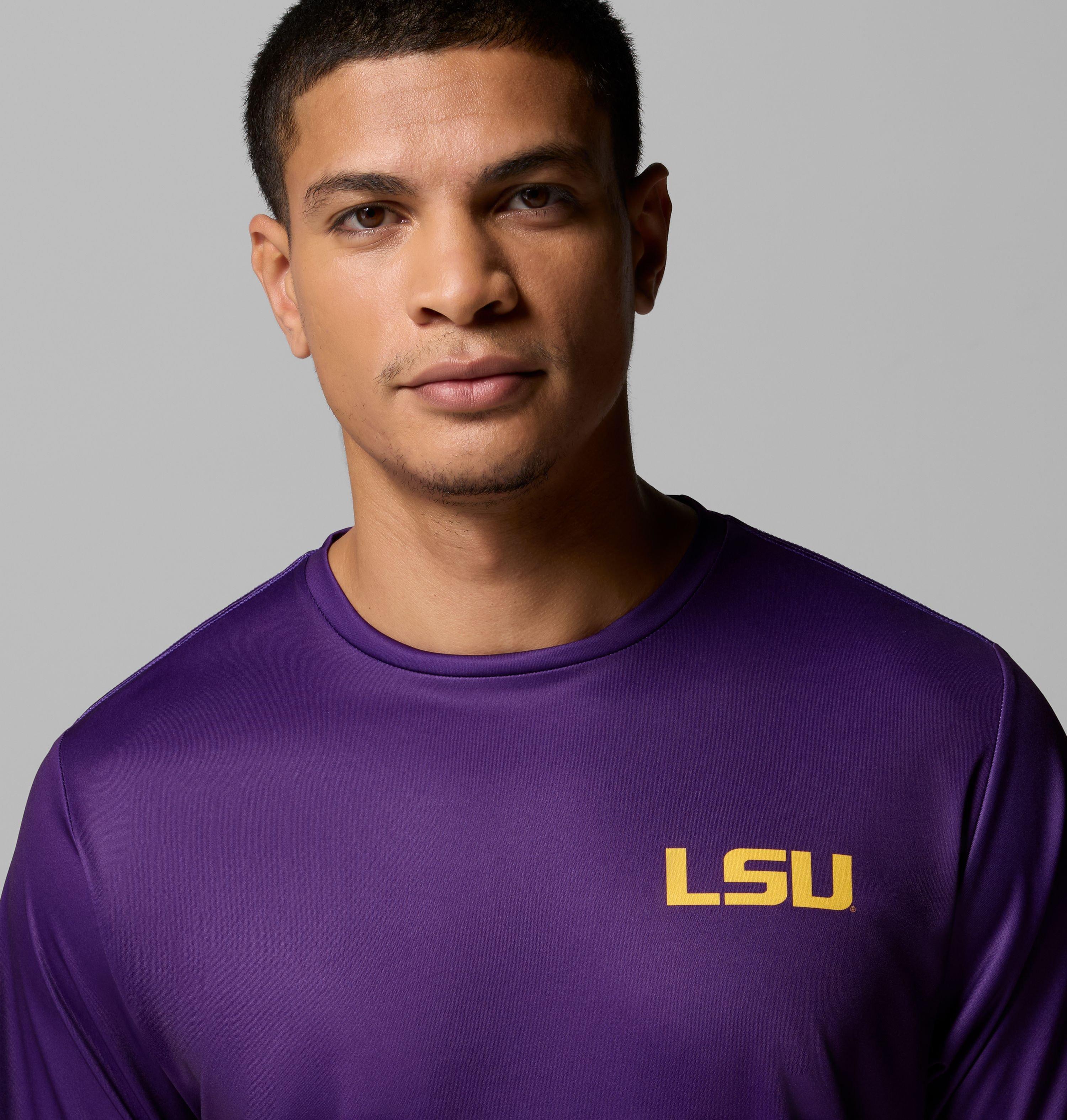 Men's Collegiate PFG Terminal Tackle Short Sleeve Shirt - LSU 5